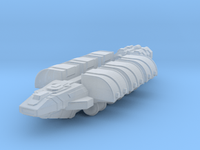 Light Freighter in Clear Ultra Fine Detail Plastic