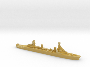 French Pluton minelaying cruiser WW2 1:3000 in Tan Fine Detail Plastic