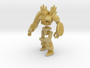 Mayan Doom Bot #1 in Tan Fine Detail Plastic