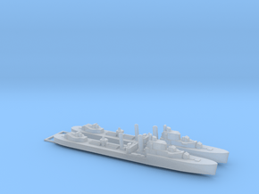 2pk with sprue Intrepid class 1:1200 WW2 destroyer in Clear Ultra Fine Detail Plastic