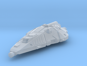 Terran Fighter, Flying in Clear Ultra Fine Detail Plastic