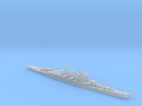 IJN Mikuma cruiser 1940 1:1800 WW2 in Clear Ultra Fine Detail Plastic