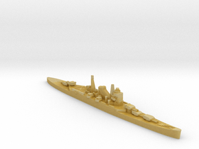 IJN Kumano cruiser 1940 1:1800 WW2 in Tan Fine Detail Plastic