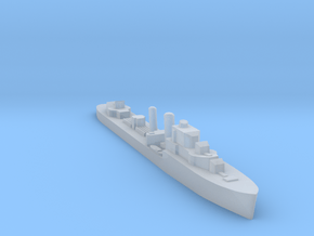 HMS Isis destroyer 1:3000 WW2 in Clear Ultra Fine Detail Plastic