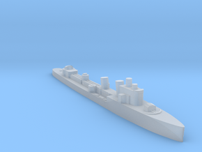 Italian Nembo destroyer WW2 1:1800 in Clear Ultra Fine Detail Plastic