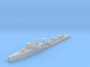 Italian Aquilone destroyer WW2 1:1800 in Clear Ultra Fine Detail Plastic