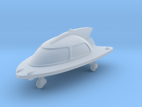 Space Car 2 in Clear Ultra Fine Detail Plastic