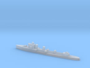 Italian Zeffiro destroyer WW2 1:3000 in Clear Ultra Fine Detail Plastic