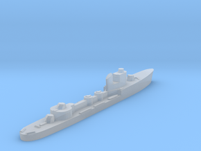 Italian Sagittario torpedo boat 1:1800 WW2 in Clear Ultra Fine Detail Plastic