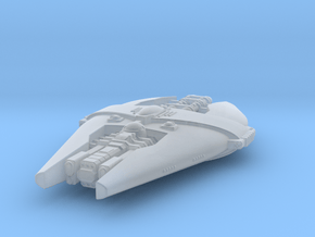Marm Battleship in Clear Ultra Fine Detail Plastic