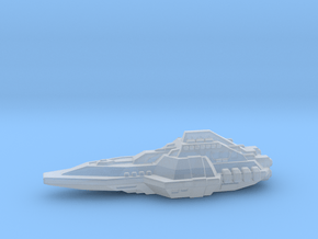 Unification Battleship in Clear Ultra Fine Detail Plastic