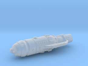 Bux Battleship in Clear Ultra Fine Detail Plastic
