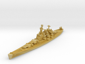 North Carolina class battleship 1/1800 in Tan Fine Detail Plastic