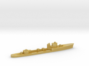 Italian Cigno torpedo boat 1:1800 WW2 in Tan Fine Detail Plastic