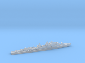 USS Bristol destroyer 1944 1:1800 WW2 in Clear Ultra Fine Detail Plastic