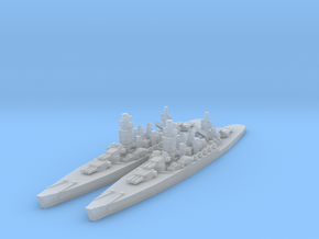 Andrea Doria Battleship in Clear Ultra Fine Detail Plastic
