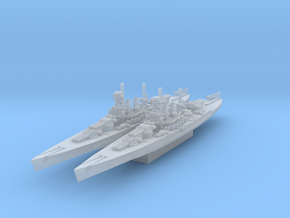 Littorio class battleship in Clear Ultra Fine Detail Plastic