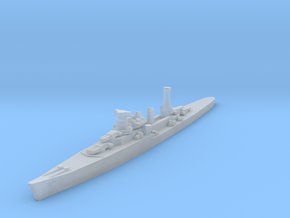 Duca degli Abruzzi class light cruiser 1/1800 in Clear Ultra Fine Detail Plastic