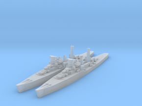 Duca degli Abruzzi class light cruiser in Clear Ultra Fine Detail Plastic