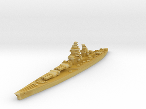 Richelieu battleship (1943 post-refit) 1/1800 in Tan Fine Detail Plastic