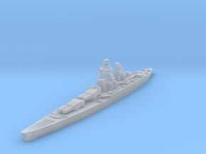 Richelieu battleship (1943 post-refit) 1/2400 in Tan Fine Detail Plastic