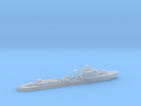 Brazilian Araguari destroyer 1:1800 post WW2 in Clear Ultra Fine Detail Plastic
