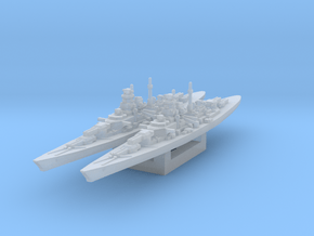 Bismarck 1/4800 in Clear Ultra Fine Detail Plastic