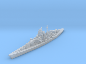 Bismarck class 1/2400 in Clear Ultra Fine Detail Plastic