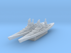 Scharnhorst & Gneisenau (Classic AA Size) in Clear Ultra Fine Detail Plastic