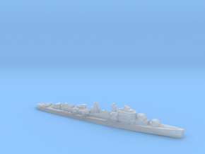 USS Beatty destroyer 1:3000 post WW2 in Clear Ultra Fine Detail Plastic