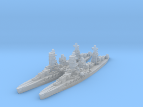 Ise battleship in Clear Ultra Fine Detail Plastic