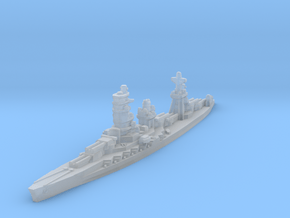 Ise battleship 1/1800 in Clear Ultra Fine Detail Plastic