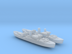 2pk sprue HMS Begonia corvette 1:1250 WW2 in Clear Ultra Fine Detail Plastic
