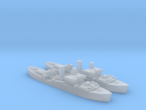 2pk HMS Begonia corvette 1:1250 WW2 in Clear Ultra Fine Detail Plastic