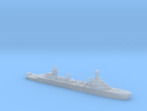 French Pluton minelaying cruiser WW2 1:4800 in Clear Ultra Fine Detail Plastic