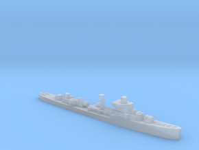 USS Davis destroyer late war 1:4800 WW2 in Clear Ultra Fine Detail Plastic