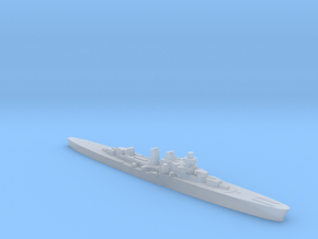 Giuseppe Garibaldi light cruiser 1:4800 WW2 in Clear Ultra Fine Detail Plastic