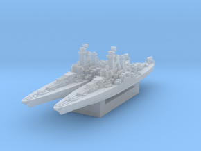 USS Tennessee 1945 1/3000 in Clear Ultra Fine Detail Plastic