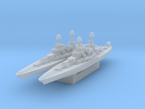 Colorado Battleship 1930s 1/4800 in Clear Ultra Fine Detail Plastic
