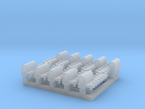 Tiny Naval Base x10 in Clear Ultra Fine Detail Plastic