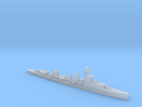 HMS Curlew cruiser 1939 1:4800 WW2 in Clear Ultra Fine Detail Plastic