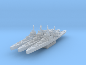 Soviet light cruiser MLK-16-130 (Axis & Allies) in Clear Ultra Fine Detail Plastic