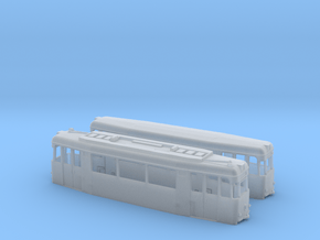 Gotha T2/B2-62 tram set (two direction) in Clear Ultra Fine Detail Plastic