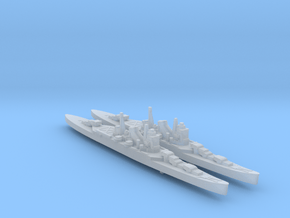 2pk sprue IJN Mogami cruiser 1:2400 WW2 in Clear Ultra Fine Detail Plastic