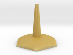 One piece Hex flying-space stand in Tan Fine Detail Plastic