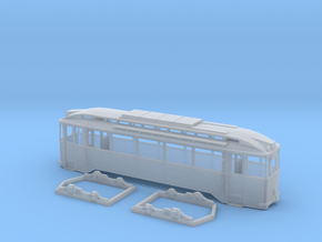 Tram Leipzig Typ24c Spur H0 (1:87) in Clear Ultra Fine Detail Plastic