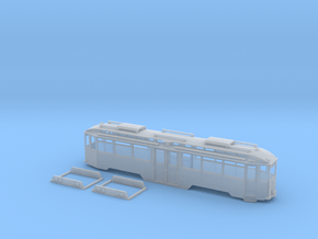 Tram Leipzig Mitteleinstiegstriebwagen Typ 29 (1:8 in Clear Ultra Fine Detail Plastic