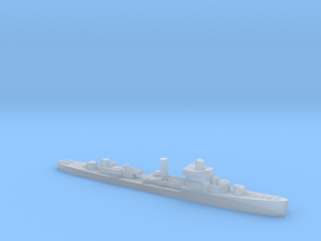 USS Davis destroyer late war 1:1200 WW2 in Clear Ultra Fine Detail Plastic