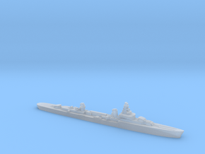 French cruiser Émile Bertin c1942 1:1800 WW2 in Clear Ultra Fine Detail Plastic