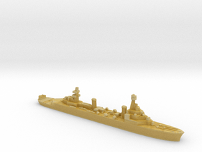 French Pluton minelaying cruiser WW2 1:1200 in Tan Fine Detail Plastic